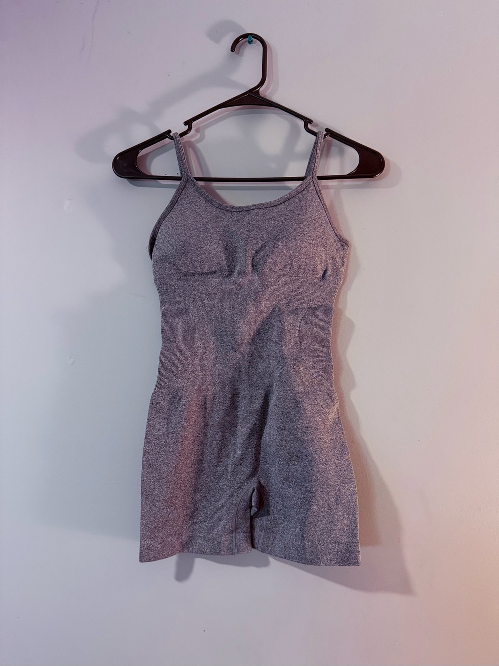Seamless Gray Sculpting Bodysuit Romper - Women Intimates